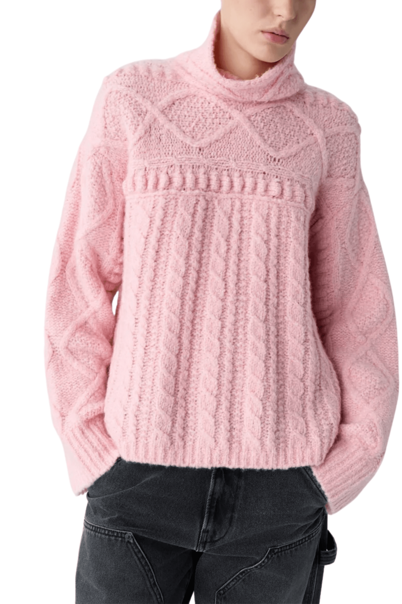 Guest in Residence Super Cloud Turtleneck - Vermillion