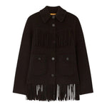Guest in Residence Western Fringe Jacket - Vermillion