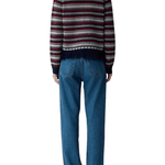 Guest in Residence Western Stripe Crew - Vermillion
