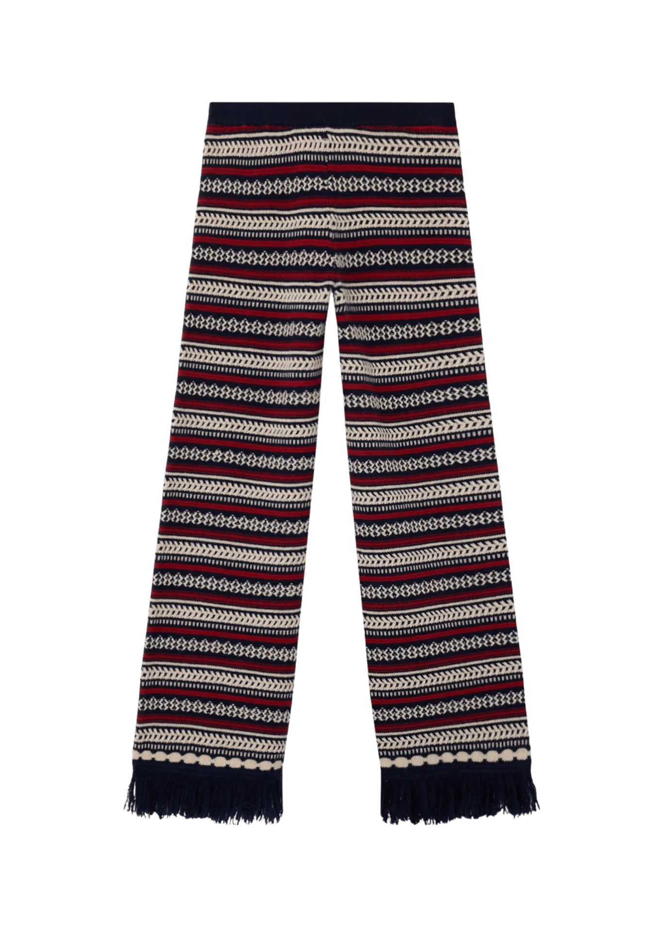 Guest in Residence Western Stripe Pant - Vermillion