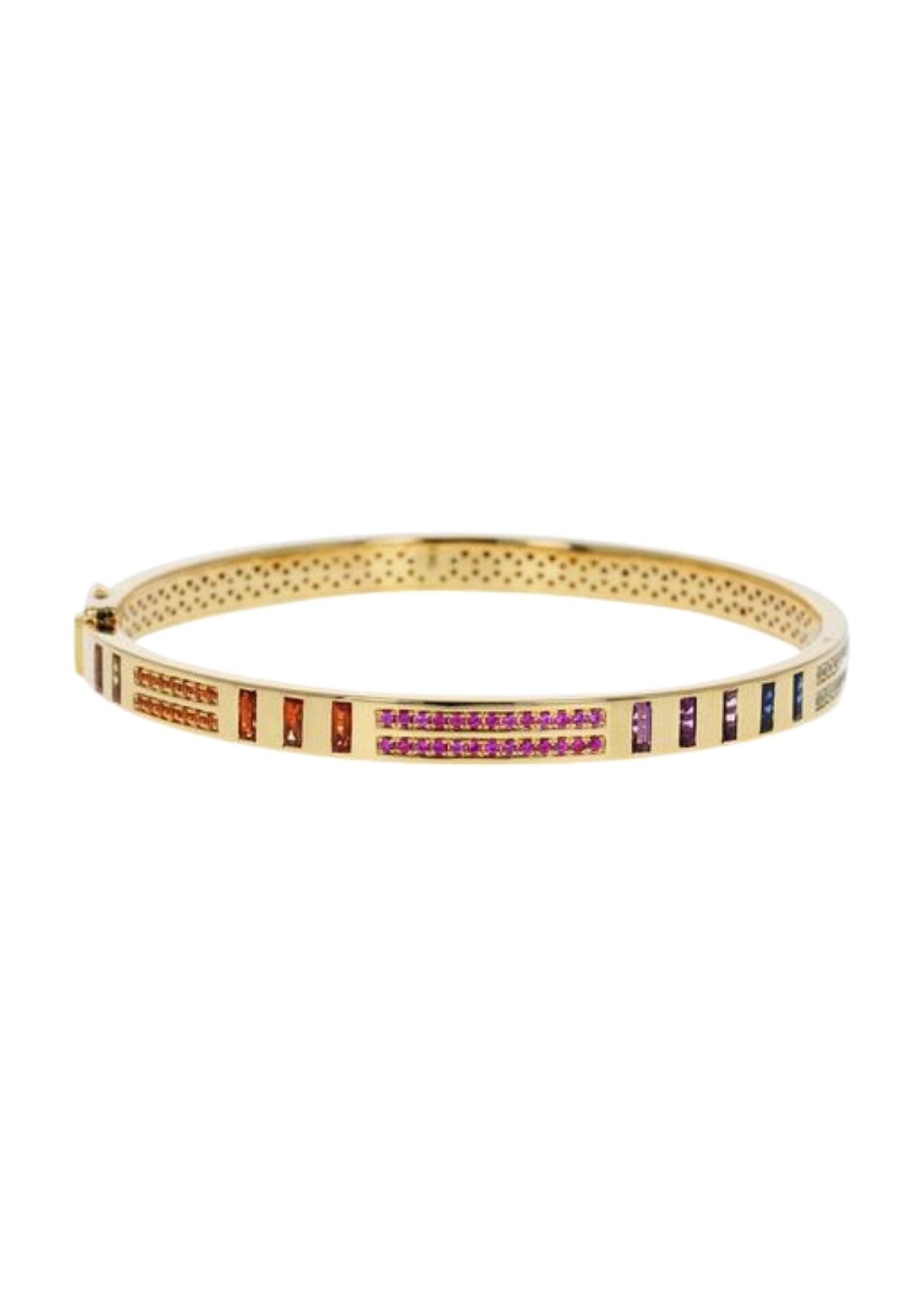 Harwell Godfrey Dot Dash Bangle - Vermillion