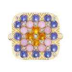 Harwell Godfrey Granny Square Bettina Ring - Vermillion