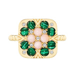 Harwell Godfrey Granny Squares Rosemary Mini Ring - Vermillion