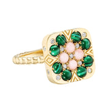 Harwell Godfrey Granny Squares Rosemary Mini Ring - Vermillion