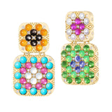 Harwell Godfrey Granny Squares Thelma Earrings - Vermillion