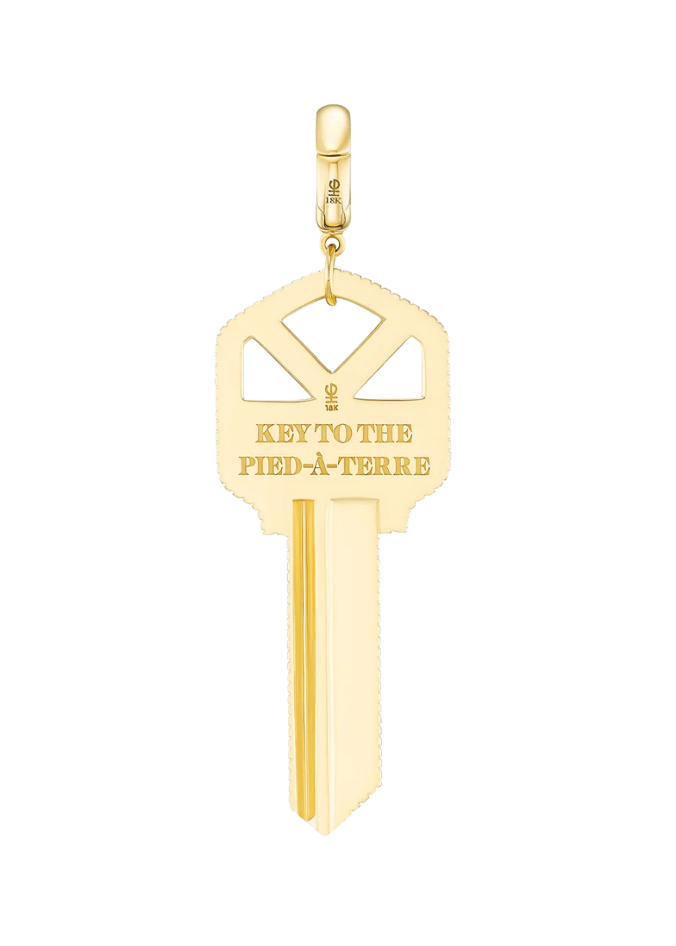 Harwell Godfrey Major Key to the Pied-a-Terre Charm Pendant - Vermillion
