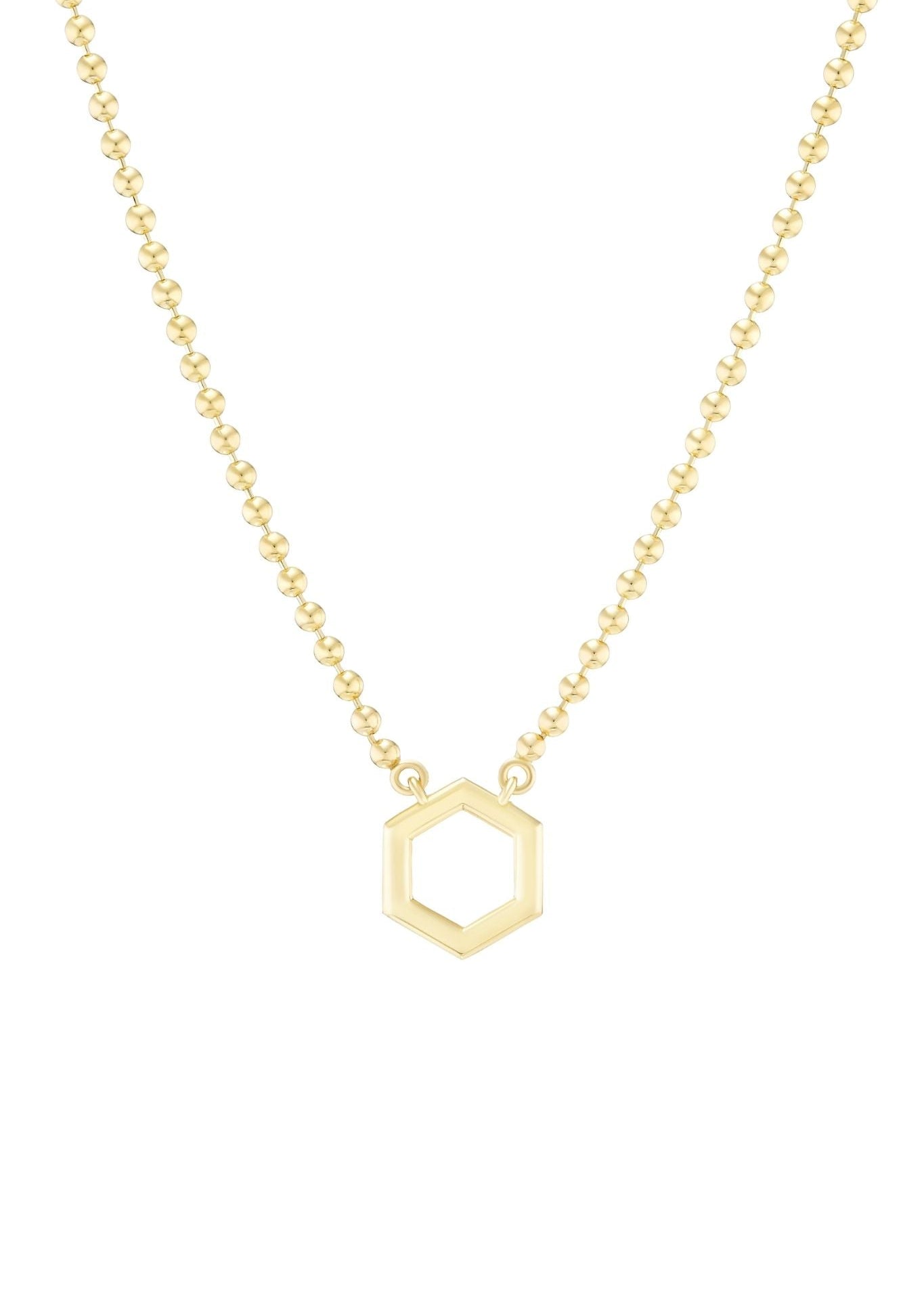 Harwell Godfrey Mini Diamond Cut Ball Chain Necklace - Vermillion