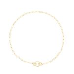 Harwell Godfrey Open Bail Foundation Paperclip Chain - Vermillion
