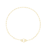Harwell Godfrey Open Bail Foundation Paperclip Chain - Vermillion