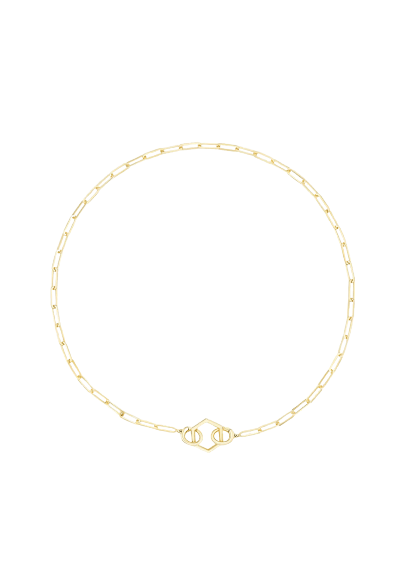 Harwell Godfrey Open Bail Foundation Paperclip Chain - Vermillion