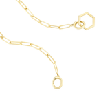 Harwell Godfrey Open Bail Foundation Paperclip Chain - Vermillion