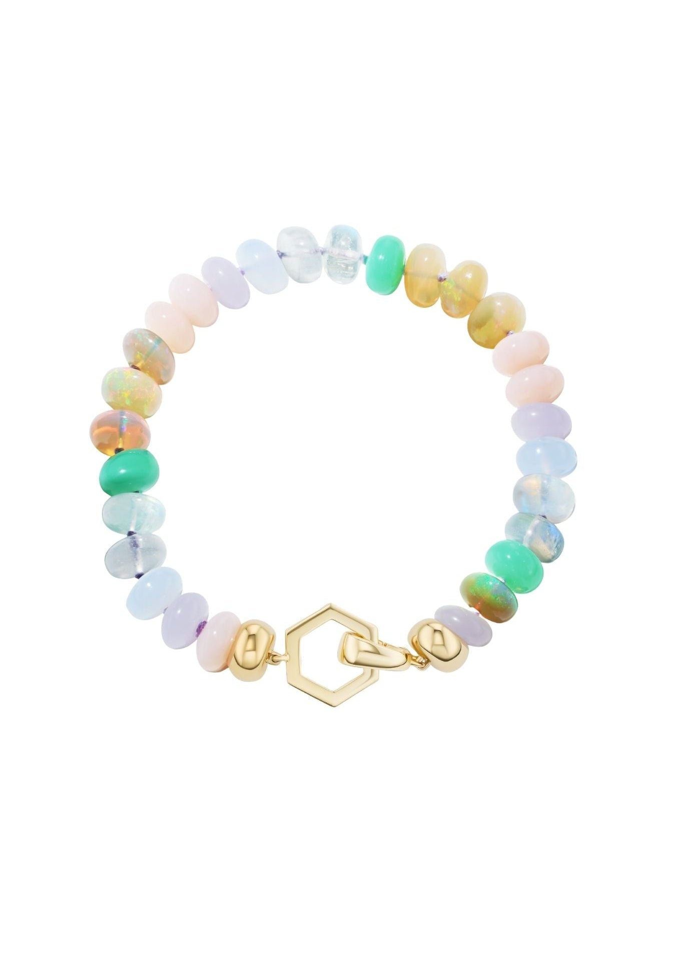 Harwell Godfrey Pastel Bead Foundation Bracelet - Vermillion