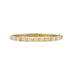 Harwell Godfrey Pyramid Baguette Stud Bangle - Vermillion
