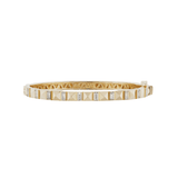 Harwell Godfrey Pyramid Baguette Stud Bangle - Vermillion