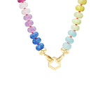 Harwell Godfrey Rainbow Quartz Foundation Tennis Clasp - Vermillion