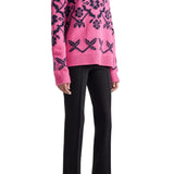 High Sport Georgia Fairisle Sweater - Vermillion