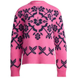 High Sport Georgia Fairisle Sweater - Vermillion