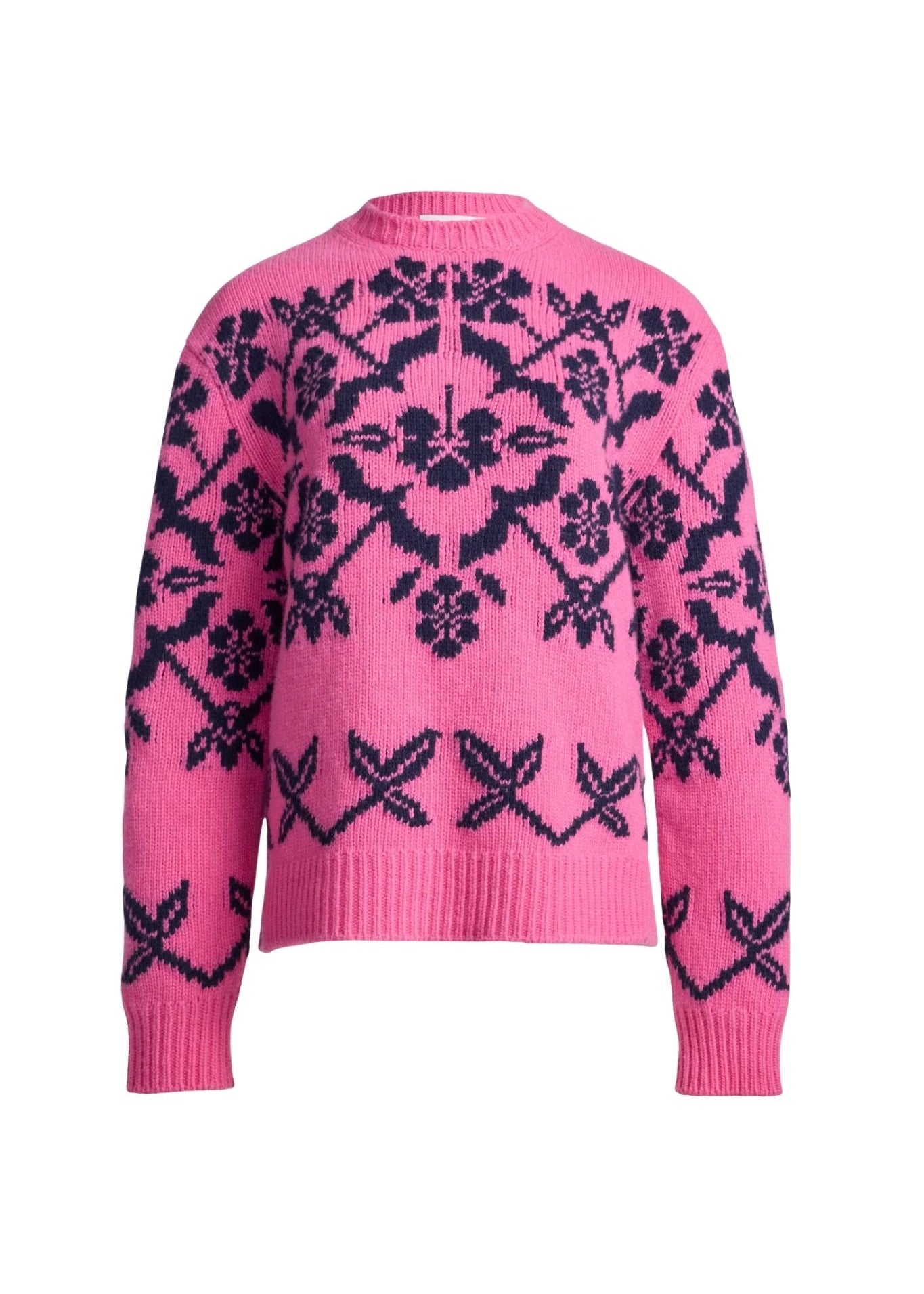 High Sport Georgia Fairisle Sweater - Vermillion