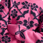 High Sport Georgia Fairisle Sweater - Vermillion