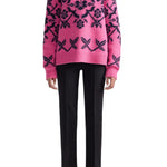 High Sport Georgia Fairisle Sweater - Vermillion