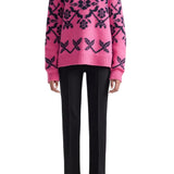 High Sport Georgia Fairisle Sweater - Vermillion