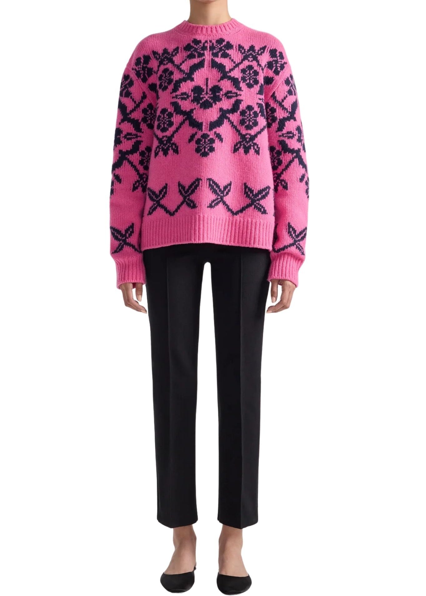 High Sport Georgia Fairisle Sweater - Vermillion