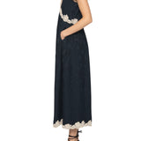 Sea Shay Lace V-neck Midi Dress
