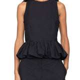 Sea Roni Solid Boat Neck Top