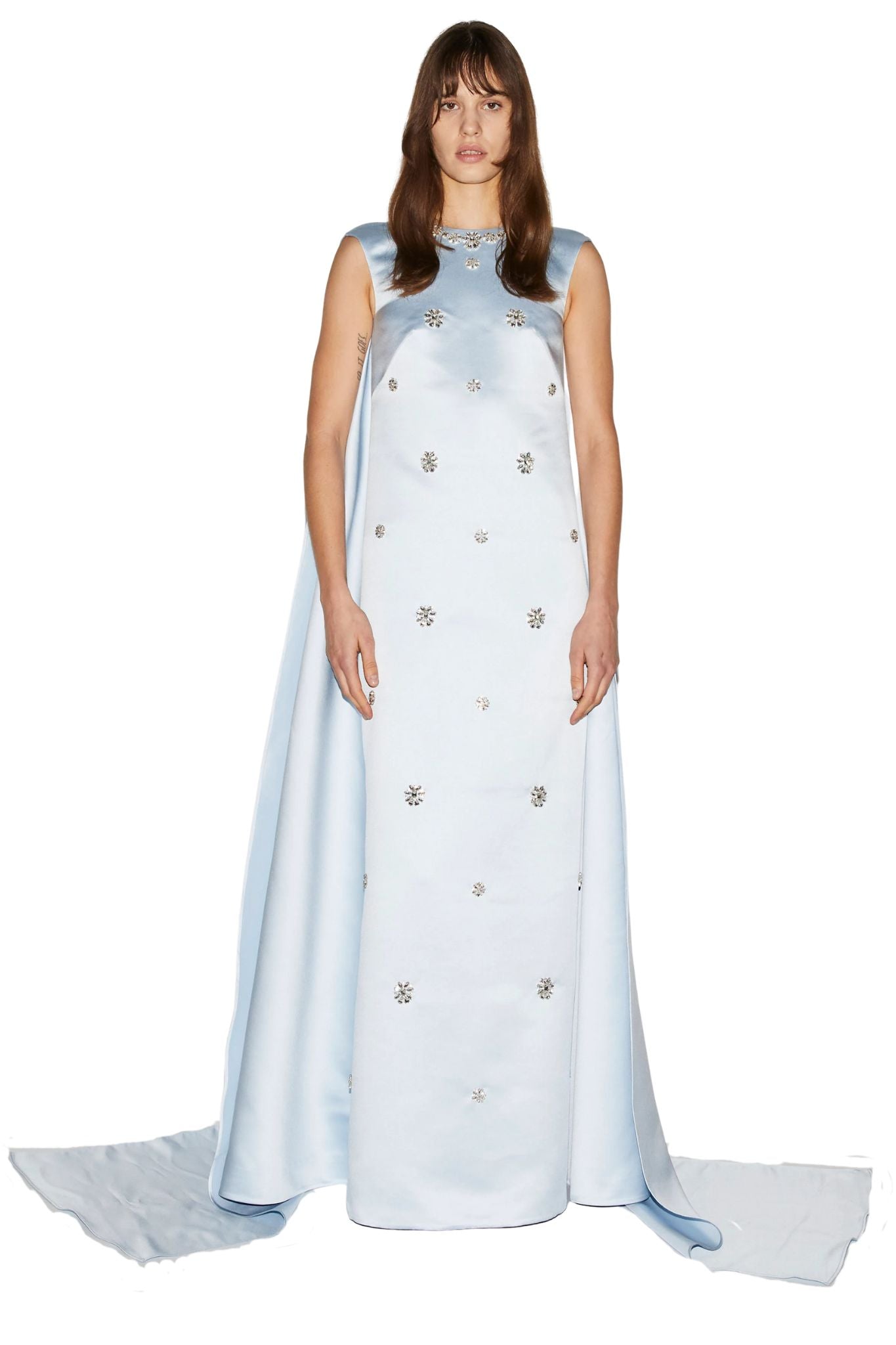 Huishan Zhang Amoret Gown - Vermillion