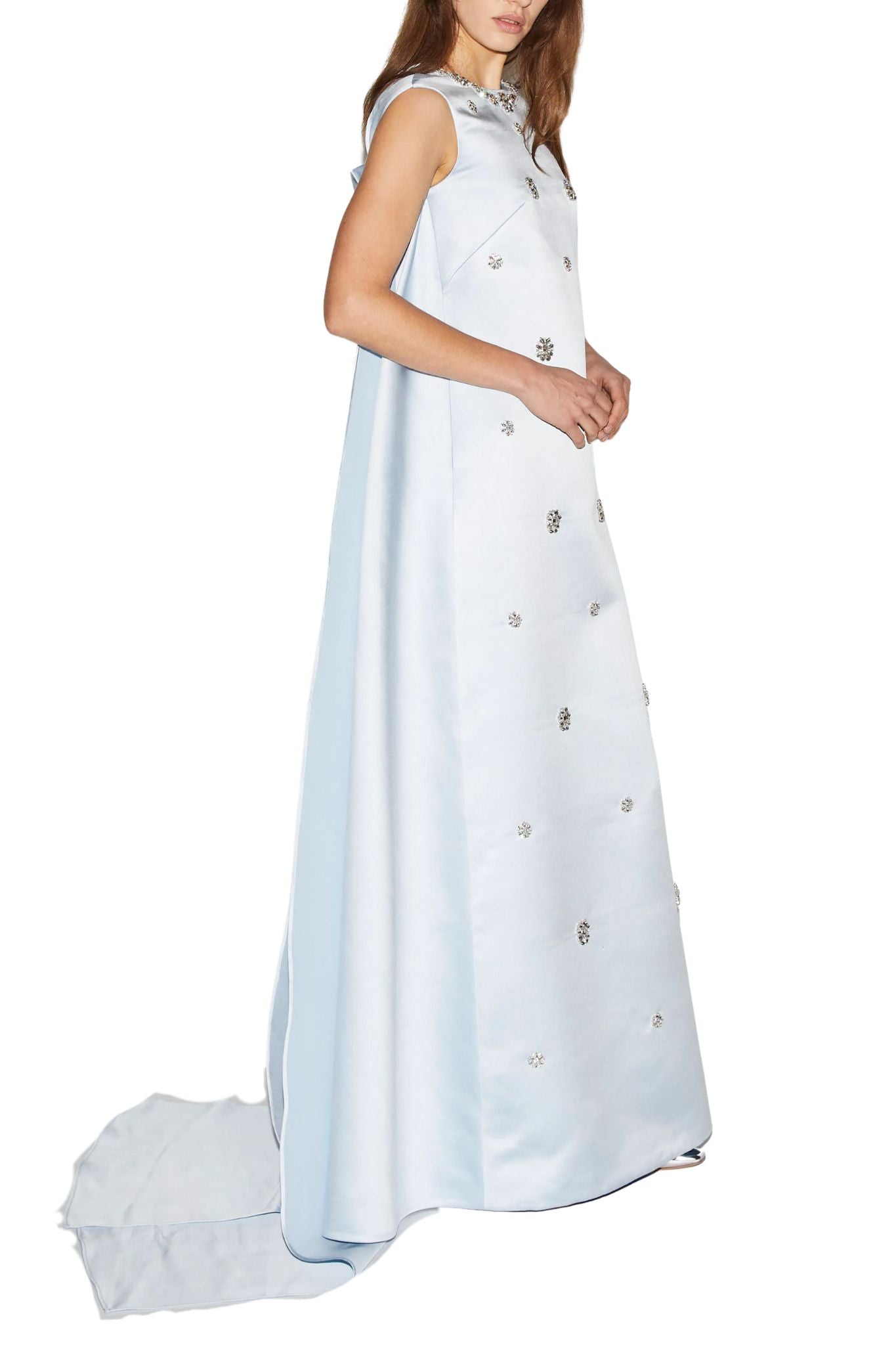 Huishan Zhang Amoret Gown - Vermillion