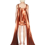 Huishan Zhang Fabian Dress - Vermillion