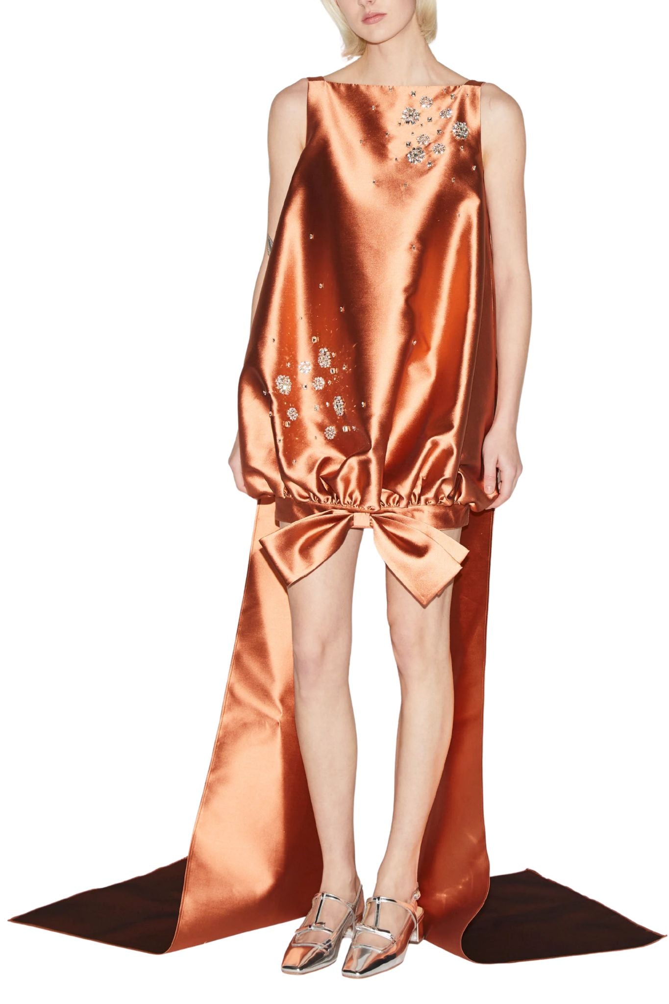 Huishan Zhang Fabian Dress - Vermillion