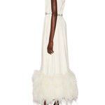 Huishan Zhang Romina Gown - Vermillion