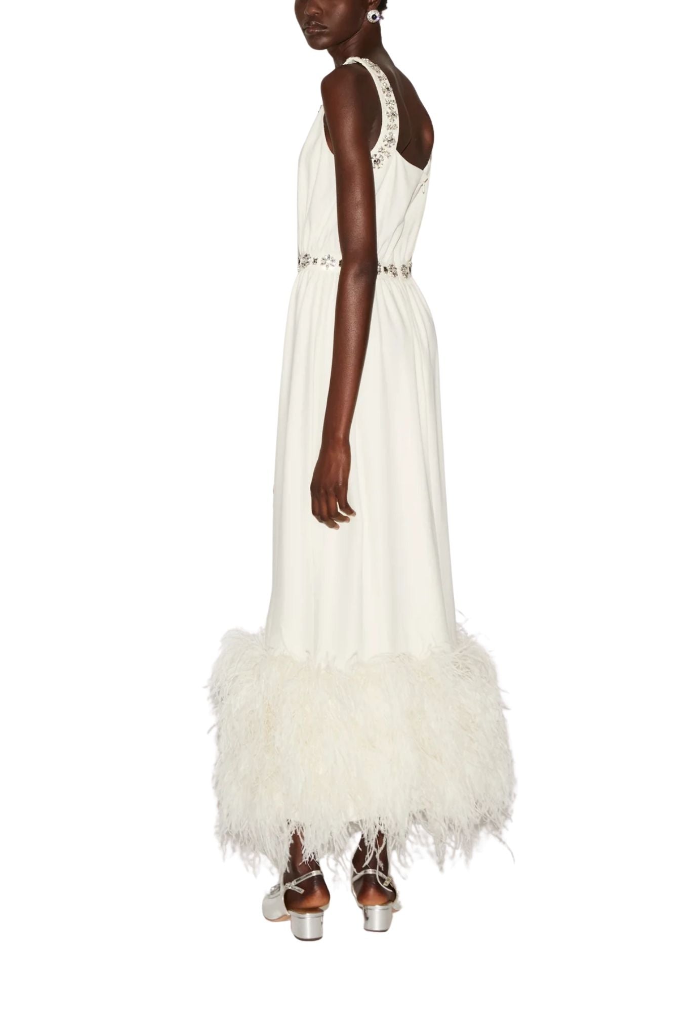 Huishan Zhang Romina Gown - Vermillion