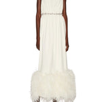 Huishan Zhang Romina Gown - Vermillion