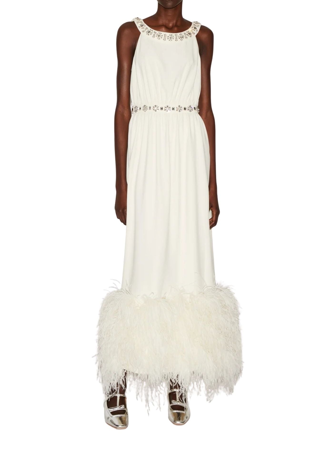 Huishan Zhang Romina Gown - Vermillion