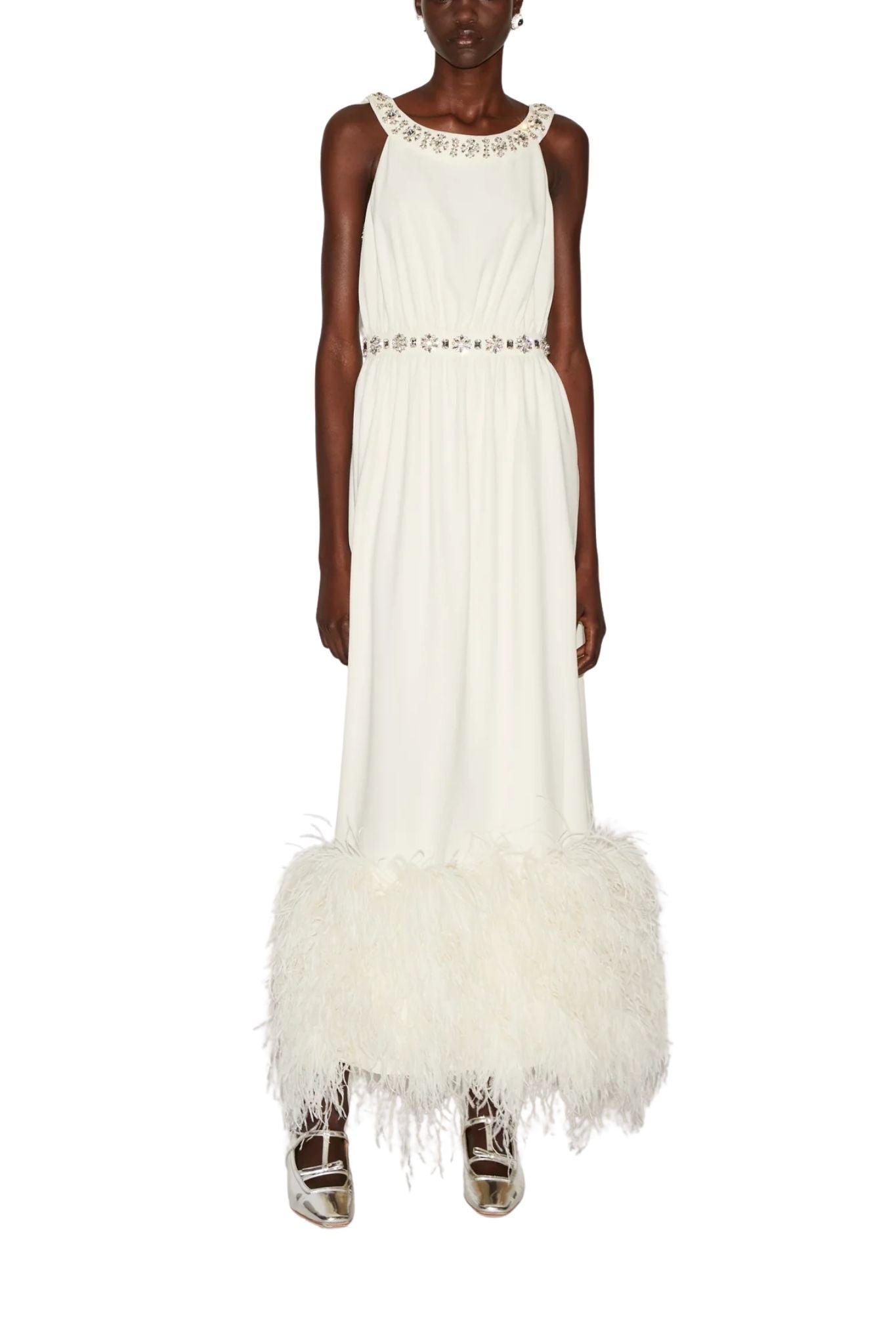 Huishan Zhang Romina Gown - Vermillion