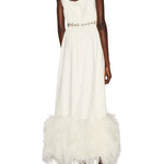 Huishan Zhang Romina Gown - Vermillion