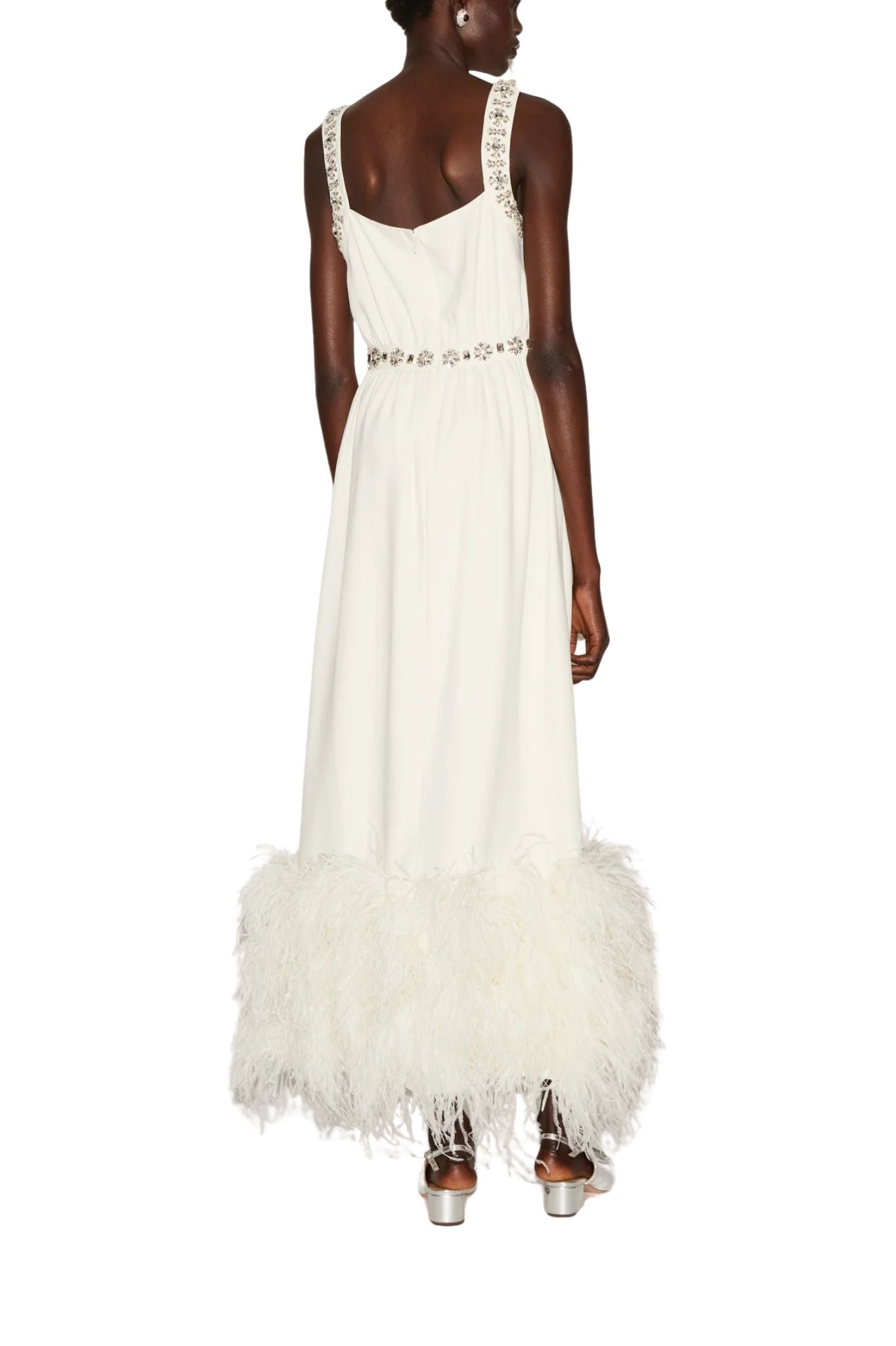 Huishan Zhang Romina Gown - Vermillion