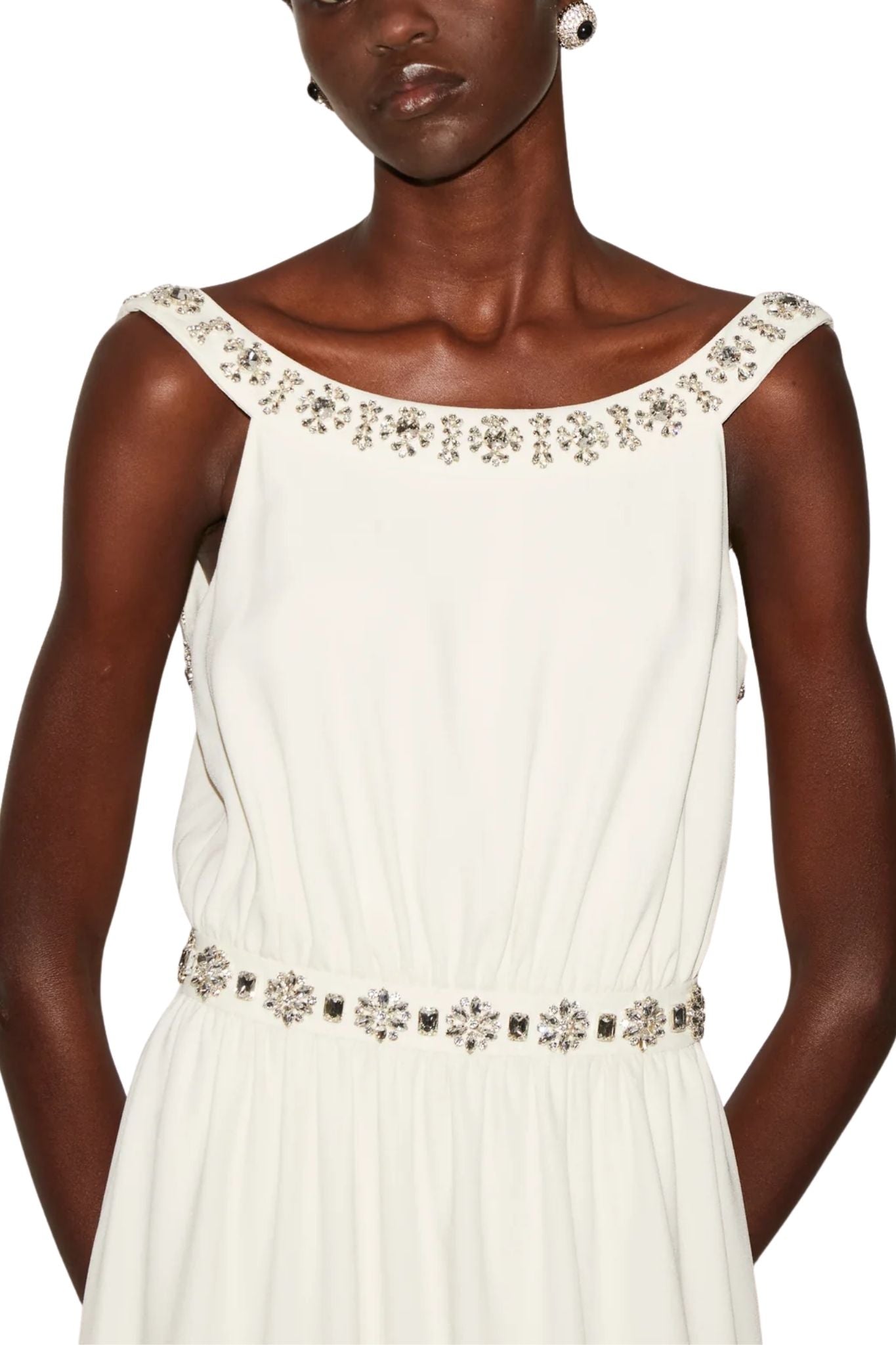 Huishan Zhang Romina Gown - Vermillion