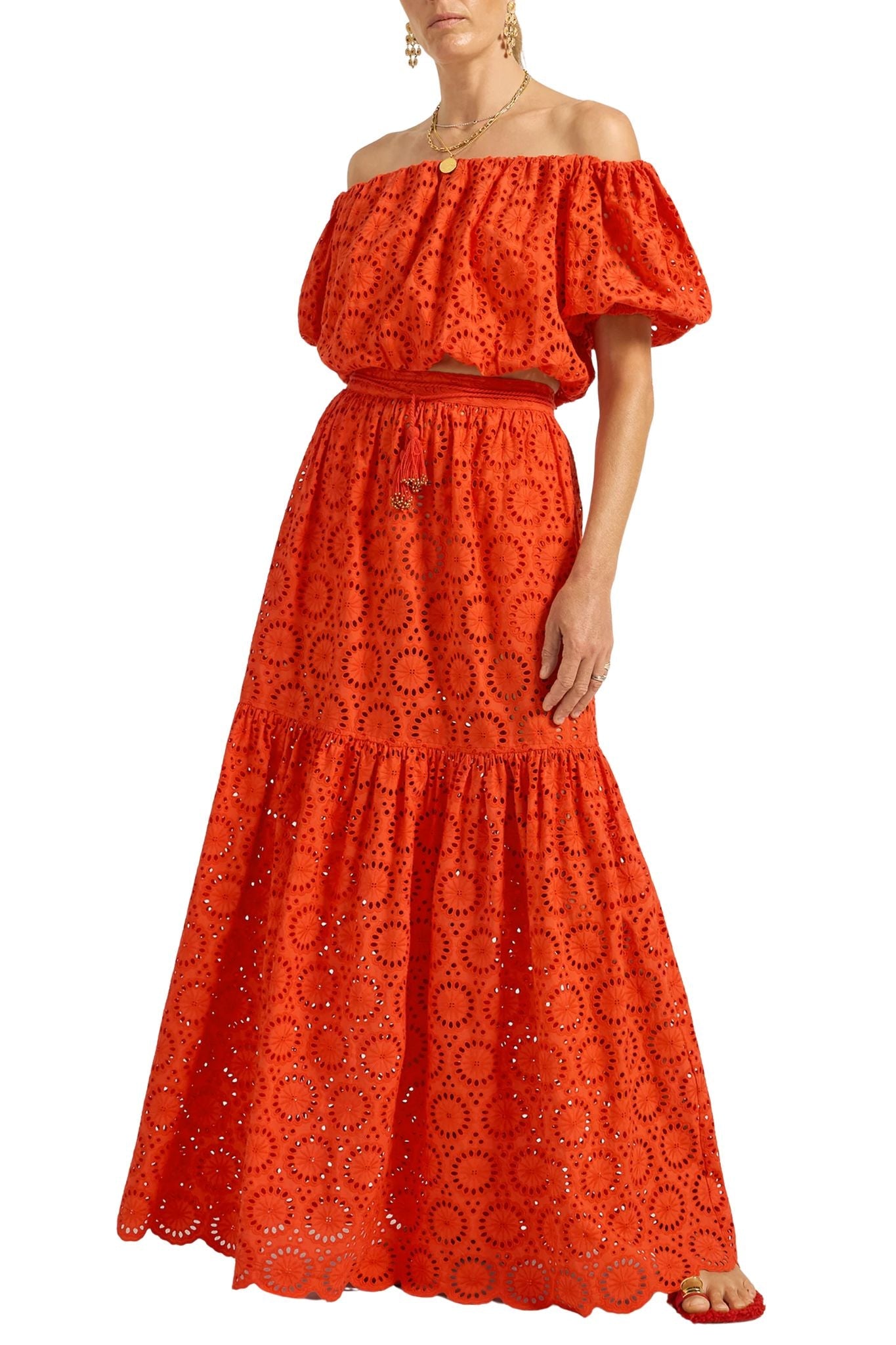 Ilio Nema Antiope Top - Vermillion