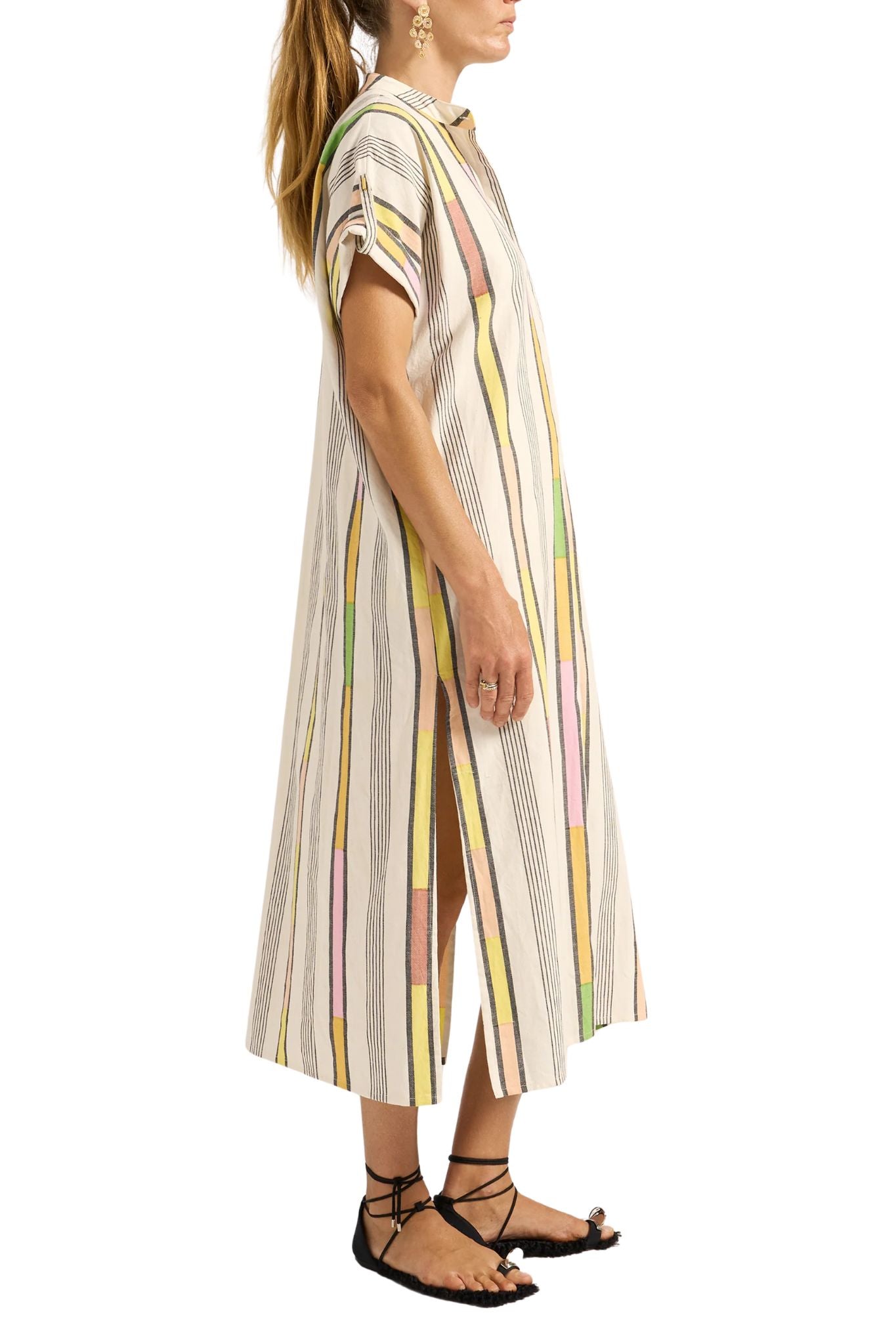 Ilio Nema Boreas Caftan - Vermillion