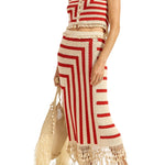 Ilio Nema Clythie Vest - Vermillion