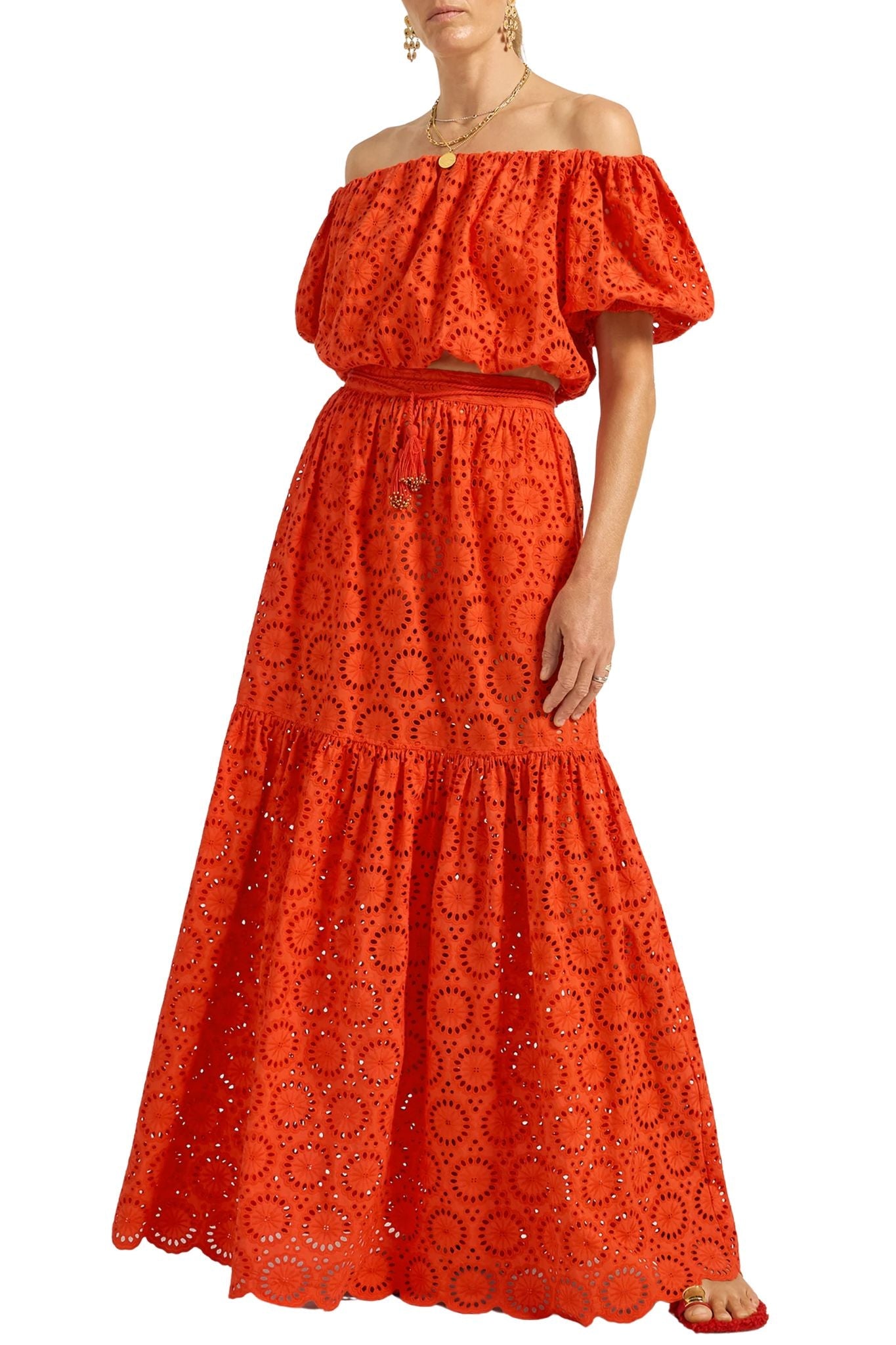 Ilio Nema Cyprian Skirt - Vermillion