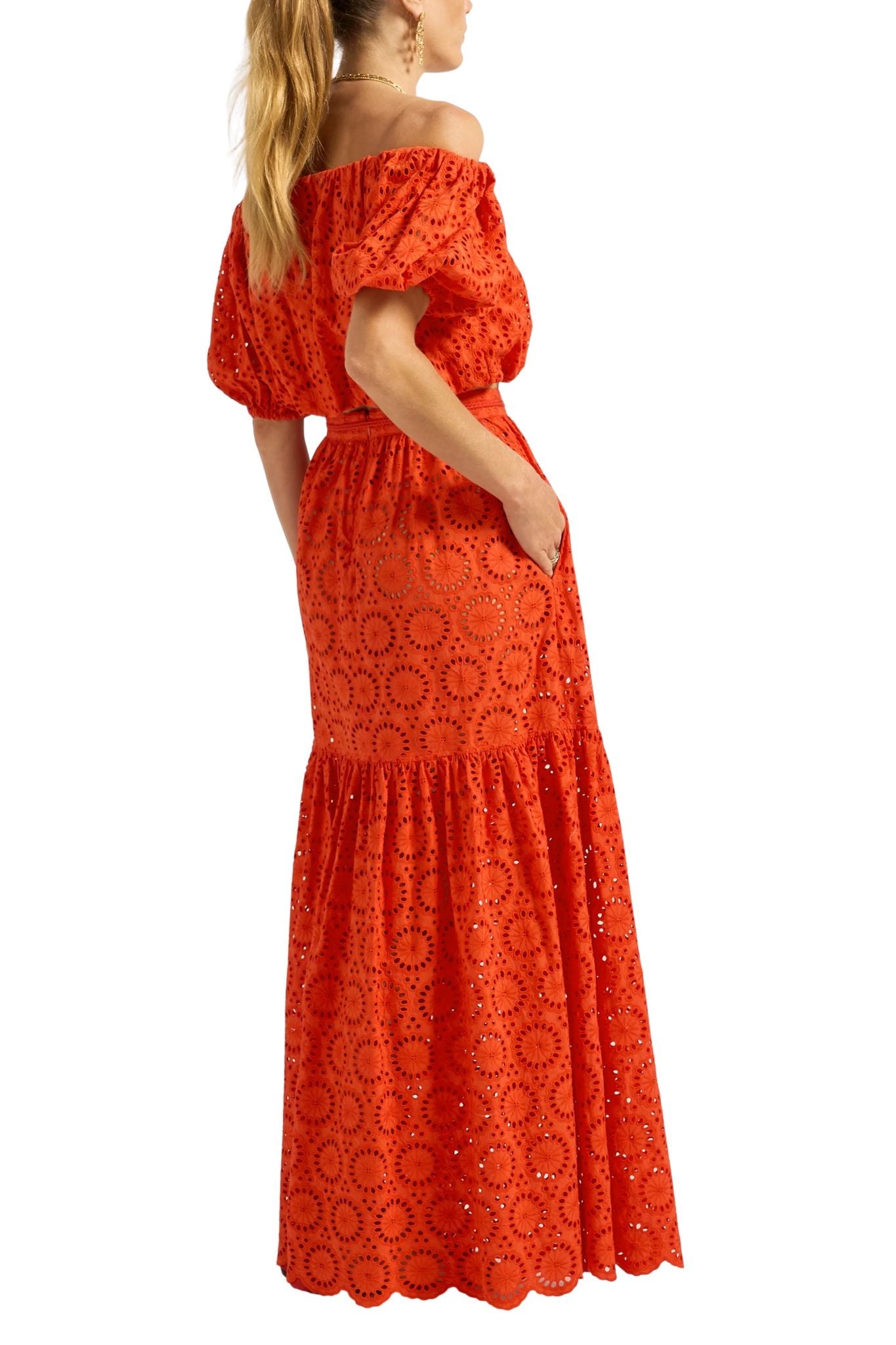 Ilio Nema Cyprian Skirt - Vermillion