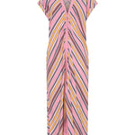 Ilio Nema Cythera Caftan - Samos Stripe - Vermillion
