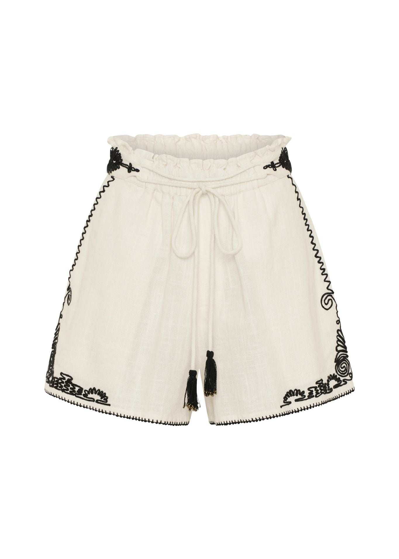 Ilio Nema Diana Shorts - Dori Embroidery - Vermillion