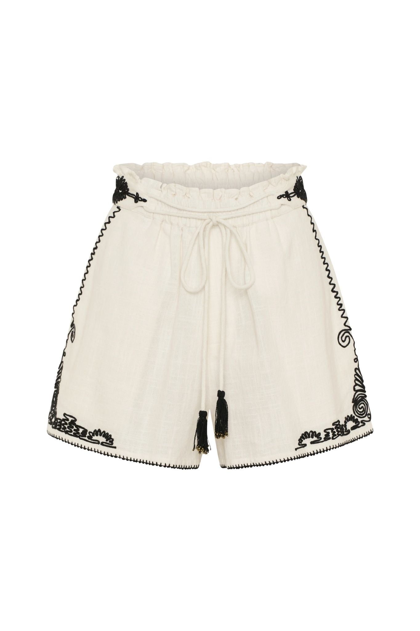 Ilio Nema Diana Shorts - Dori Embroidery - Vermillion