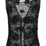 Ilio Nema Flora Vest - Vermillion