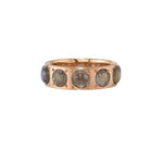 Irene Neuwirth 18k Rose Gold Ring set with 5mm Labradorite - Vermillion